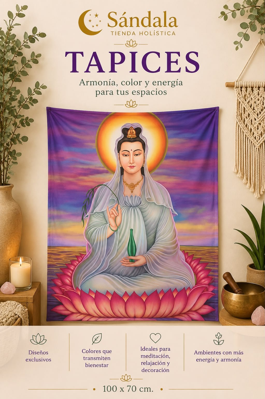 Tapiz Kwan Yin